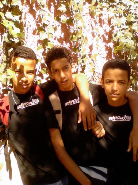 c moi à droite puis soufiane et ahmed